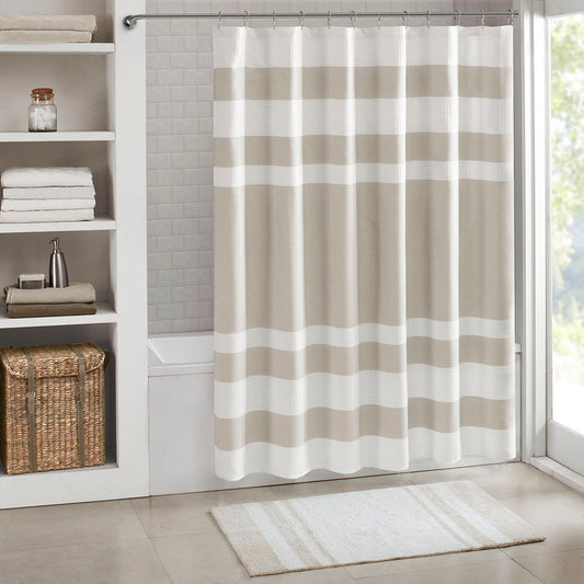 Shower Curtain with 3M Treatment Taupe 54x78'