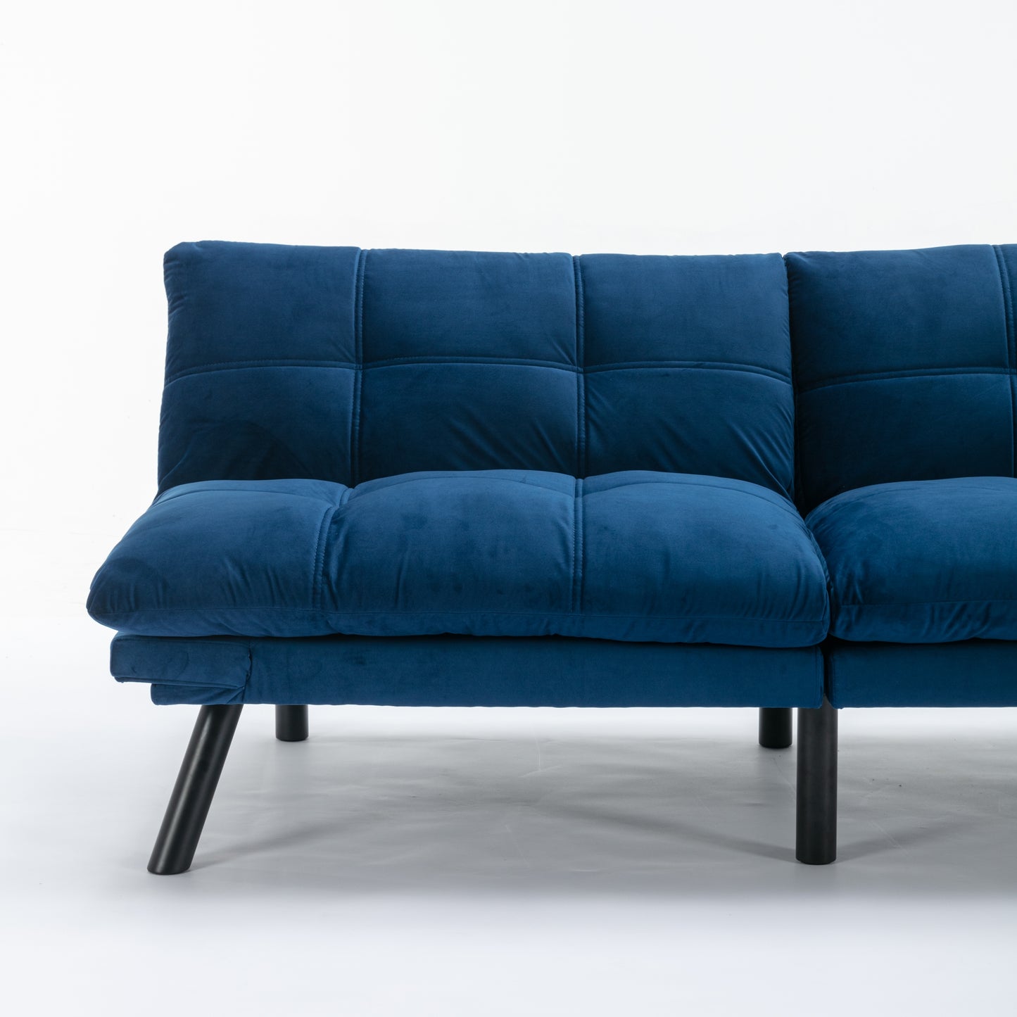 [SantaChoice] Navy Blue Convertible Folding Modern sofa Bed