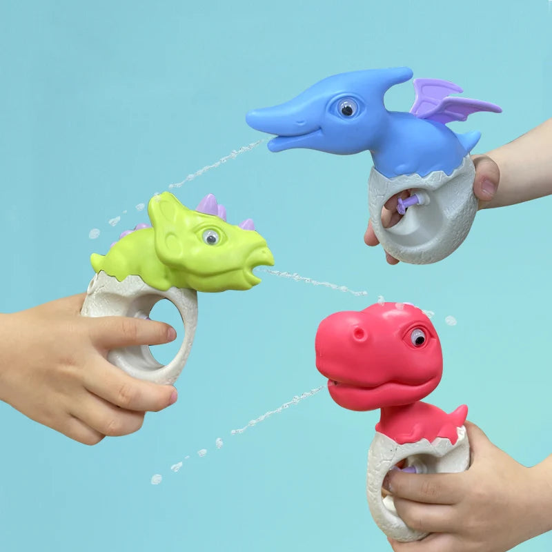 Mini Water Gun Toys for Kids Dinosaur Soaker Water Blaster Cartoon Guns Childern Gift Summer Beach Outdoor Games Bath Toys