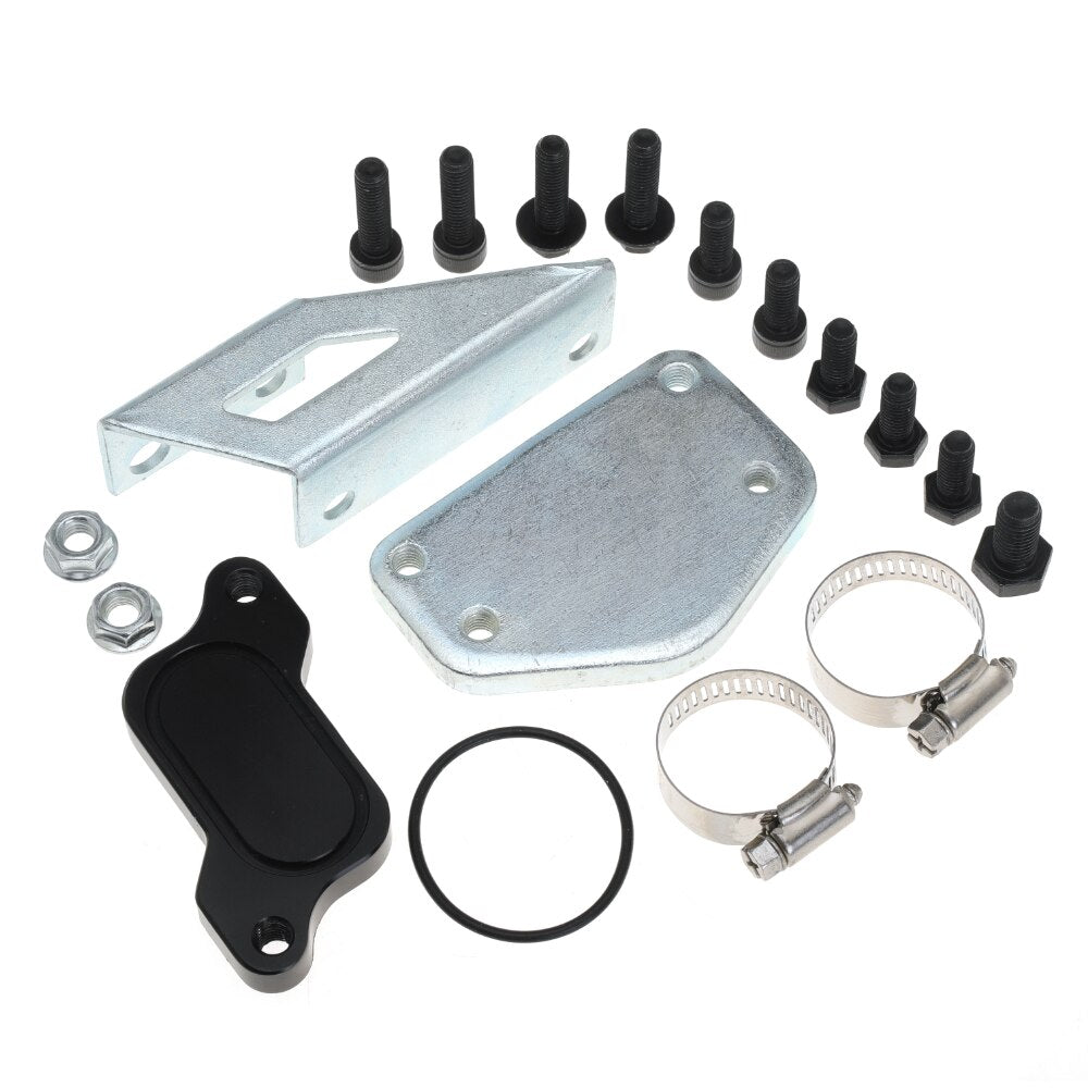 EGR Valve Cooler Delete Kit for 2004.5 2005 GMC Sierra Chevy Silverado 2500 HD 3500 6.6 Duramax LLY