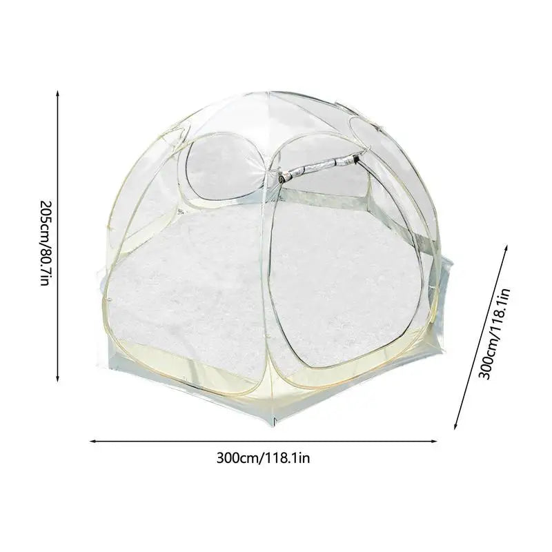 Pop Up Bubble Tents Carpa Tente De Camping Dome Outdoor Waterproof New Transparent Warm PVC Sun Room Starry Bubble House