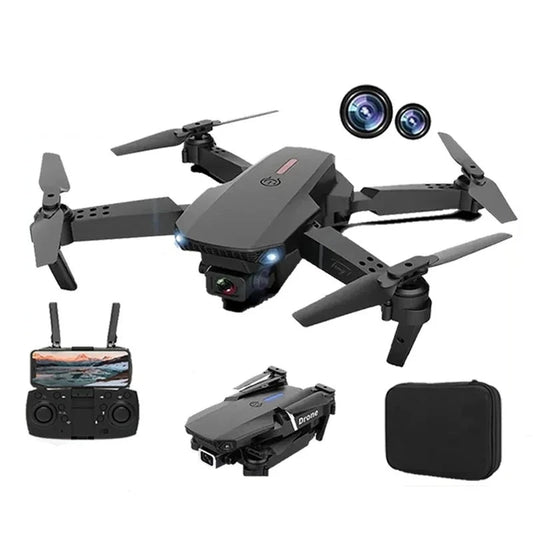 New E88Pro RC Drone 4K Professinal With 1080P Wide Angle Dual HD Camera Foldable RC Helicopter WIFI FPV Height Hold Apron Sell