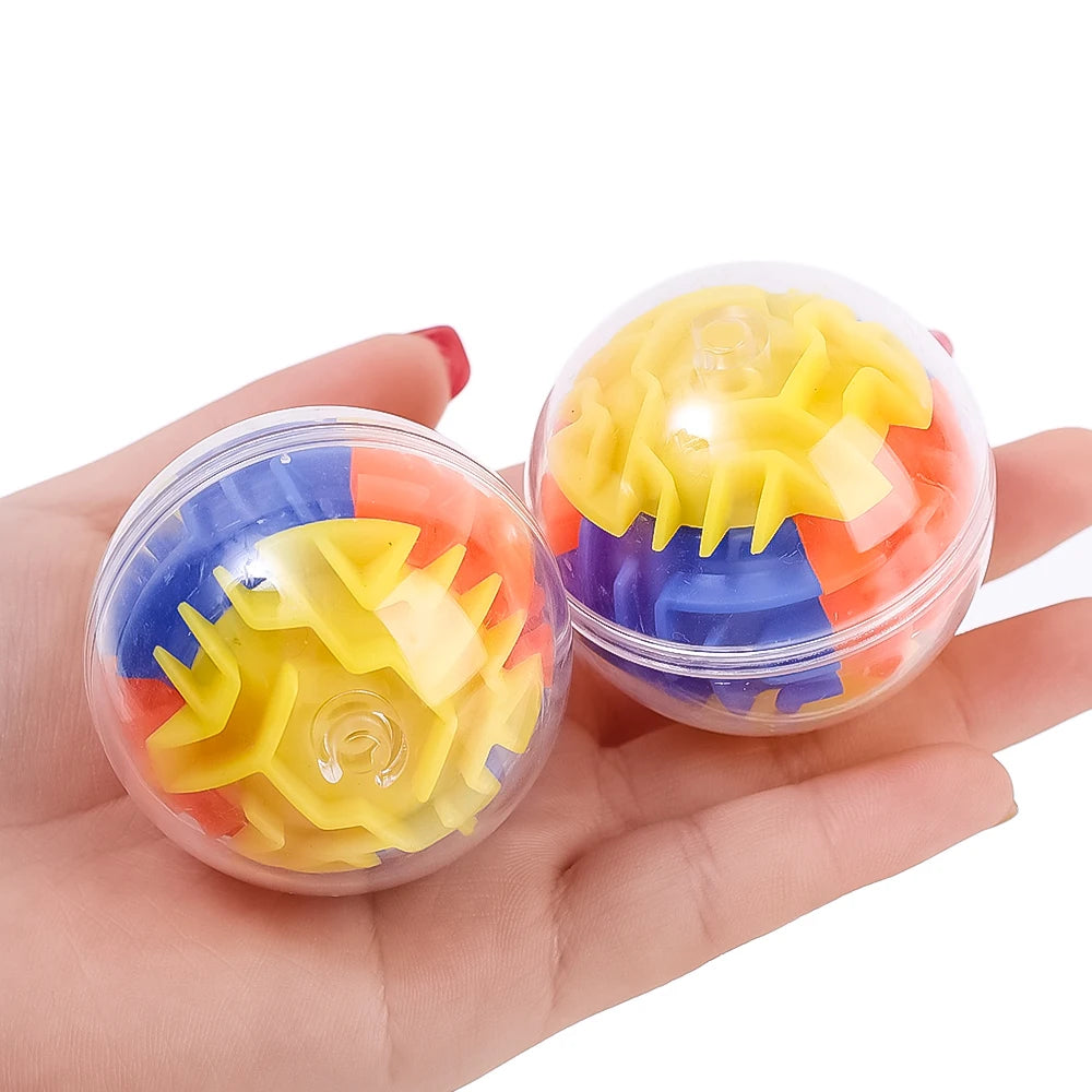 3D Maze Memory Ball Puzzle Toys 3D Gravity Memory Sequential Maze Ball for Kids Adults Brain Teaser Educational Puzzle Toys Cube