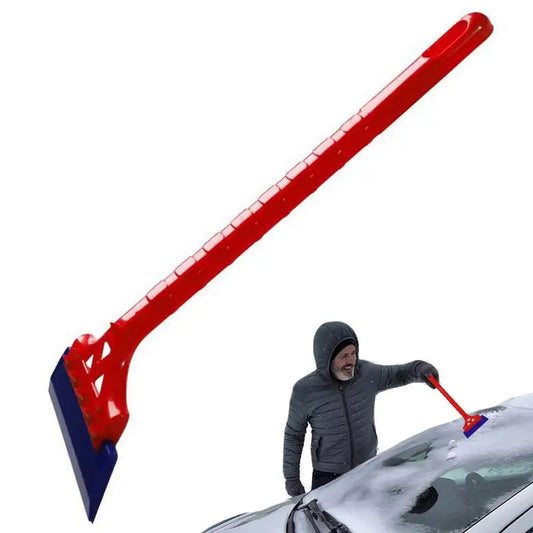 Portable Car Ice Scraper Windshield Ice Breaker Quick Clean Glass Brush Snow Remover Tool Auto Window Winter Snow Brush Shovel