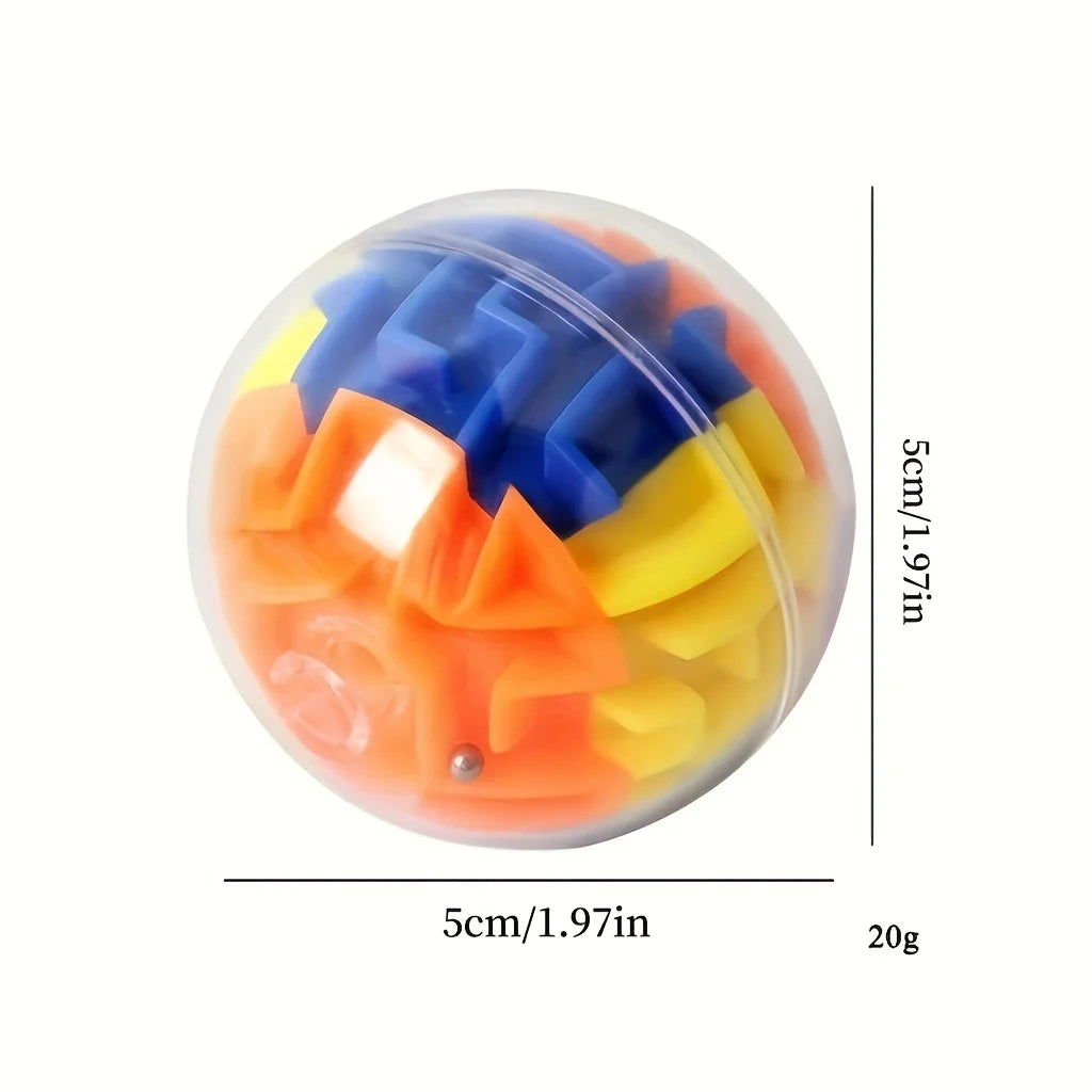 3D Maze Memory Ball Puzzle Toys 3D Gravity Memory Sequential Maze Ball for Kids Adults Brain Teaser Educational Puzzle Toys Cube