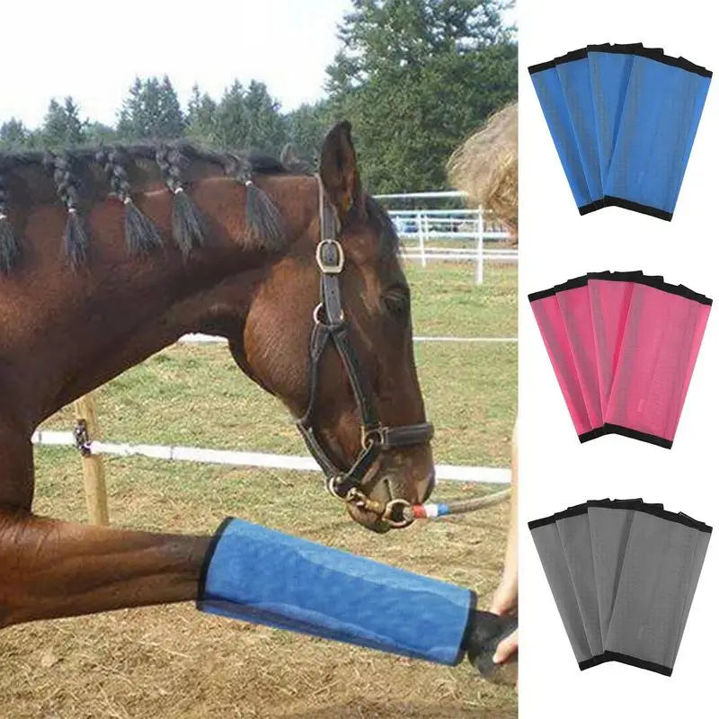 4Pcs Fly Boots For Horses Fly Boots Reusable For Horses Fly Boots Fly Boots Horses Minimizes Leg Fatigue Reduces Animal supplies