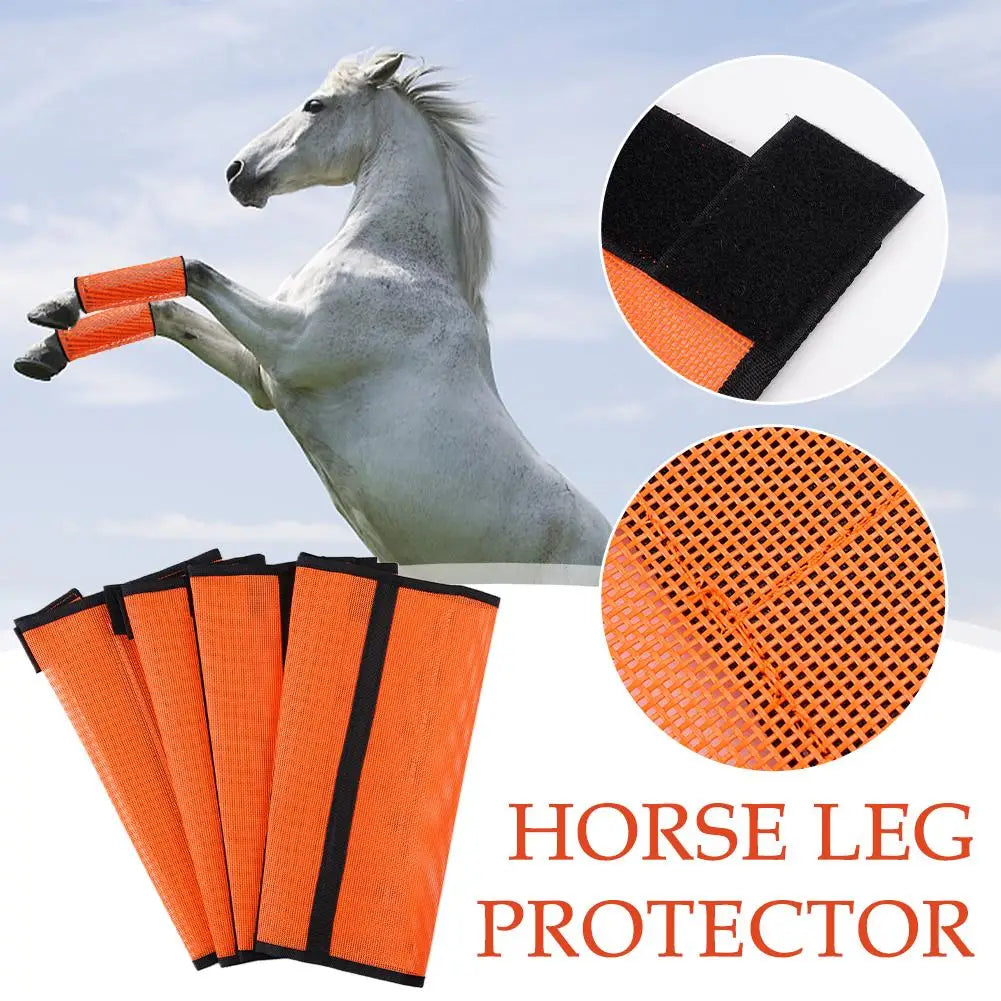 Horse Mesh Fly Boots Loose Breathable Mesh Horse Boots Horse Leg Cover Horse Leg Anti-fly Device