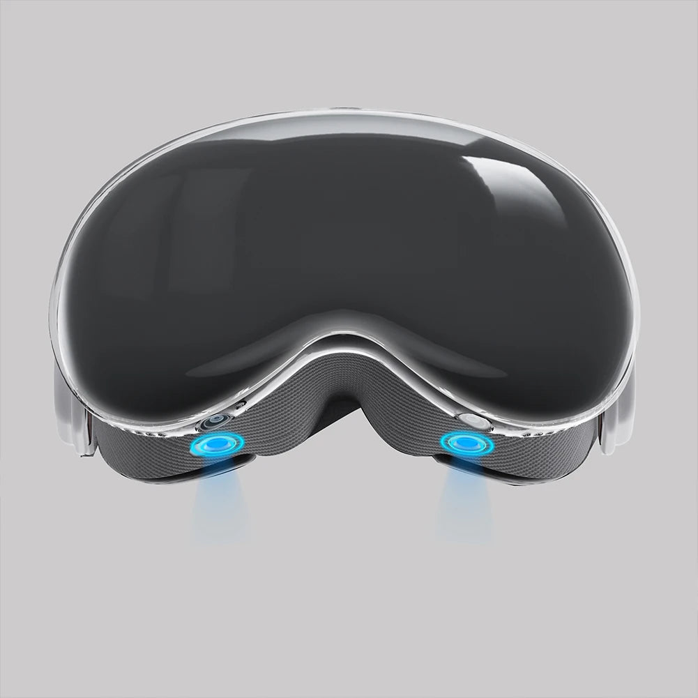 TPU VR Helmet Protective Cover Shockproof Transparent Anti-scratch Dustproof for Vision Pro VR Accessories for Apple Vision Pro