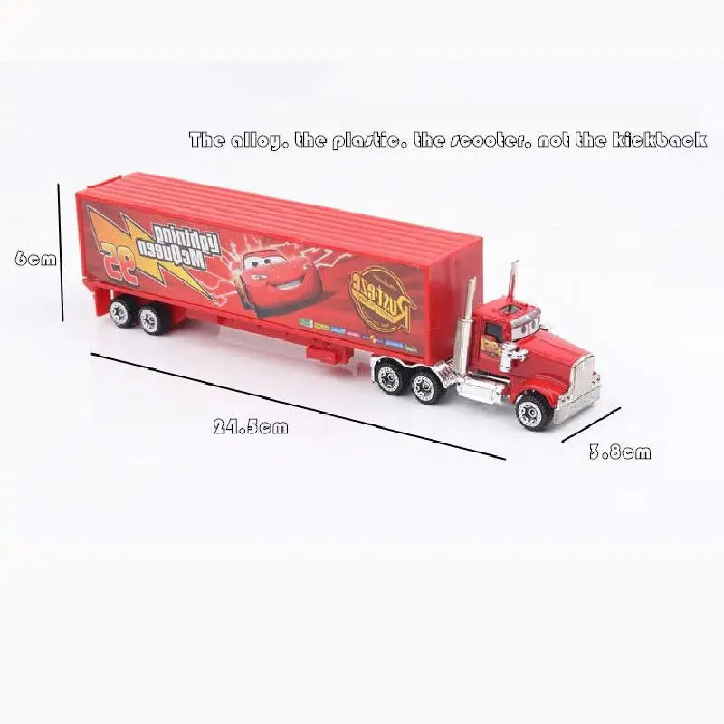 6-7pcs/Set Pixar Car 3 Lightning Mcqueen Uncle Truck Jackson Storm 1:55 Diecast Metal Car Model Toys Kids Boy Xmas Gift