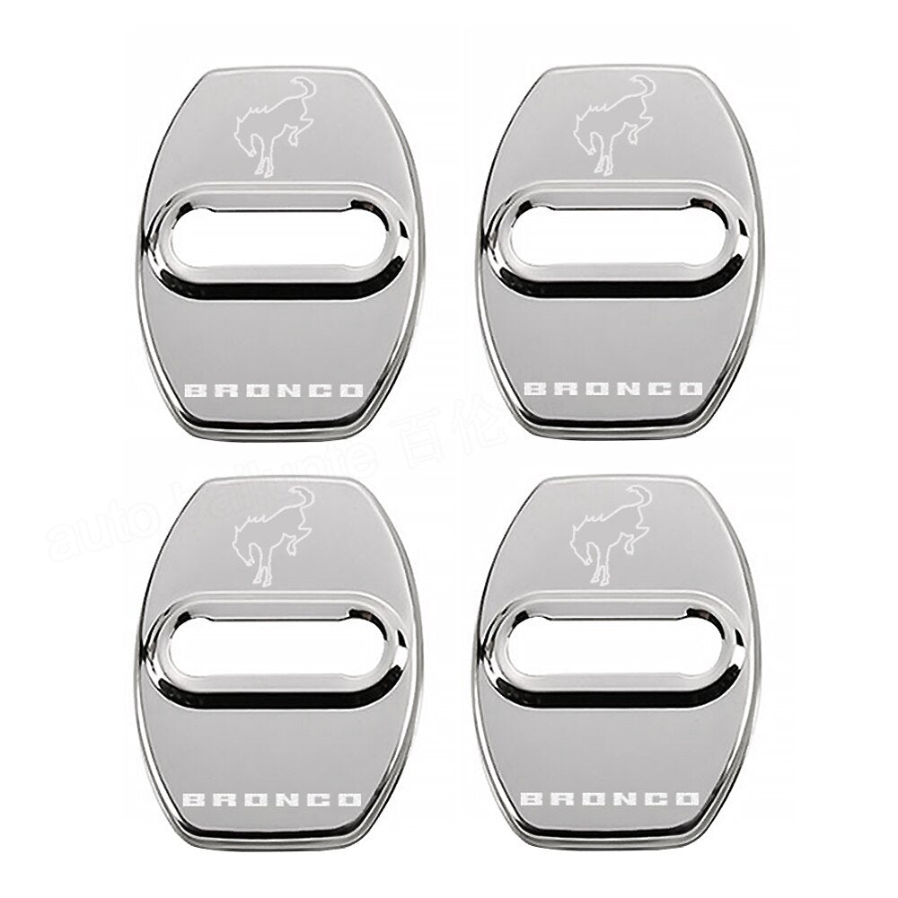 For Ford Bronco 2022 2021 4Pcs Door Lock Cover Protector Latches Door Stopper Covers Set 4 Interior Accessories