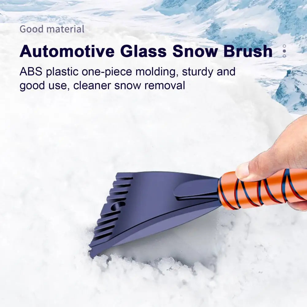 Multi-functional Snow Removal Tool Detachable Long Handle Car Snow Brush Ice Scraper with Sponge Grip High Density for Auto