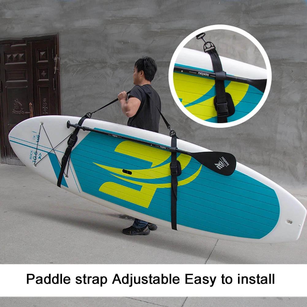 Adjustable Surfboard Shoulder Strap Carry Sling Stand Up Paddleboard Sup Board Surf Fins Paddle Wakeboard Surfing Kayak Tool New