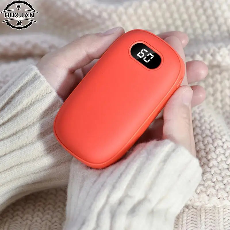 Mini Hand Warmer 2 In 1 Portable Pocket Charger Power Power Bank Winter Heater Hand Warmers USB Rechargeable 6000mAh 10000mAh