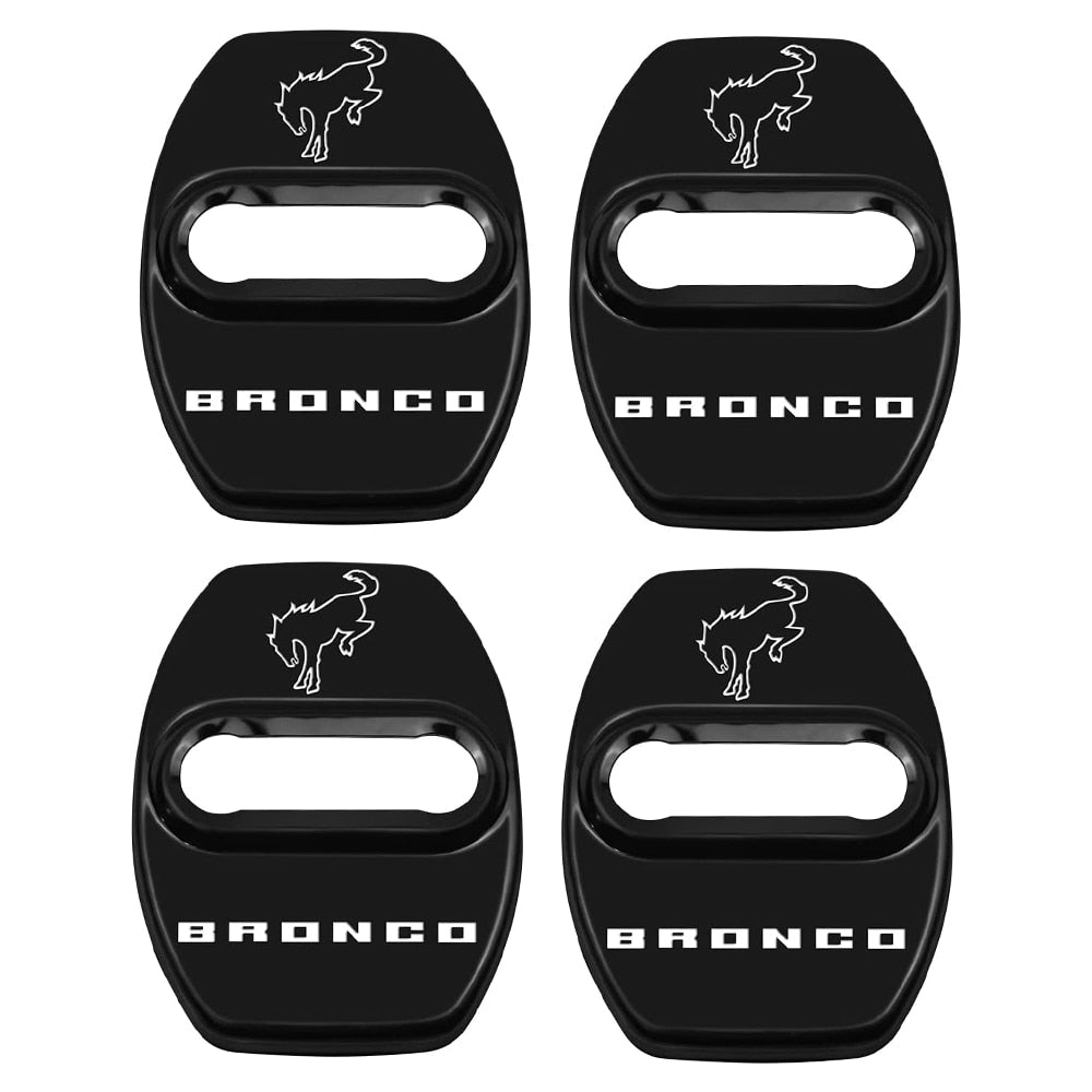 For Ford Bronco 2022 2021 4Pcs Door Lock Cover Protector Latches Door Stopper Covers Set 4 Interior Accessories