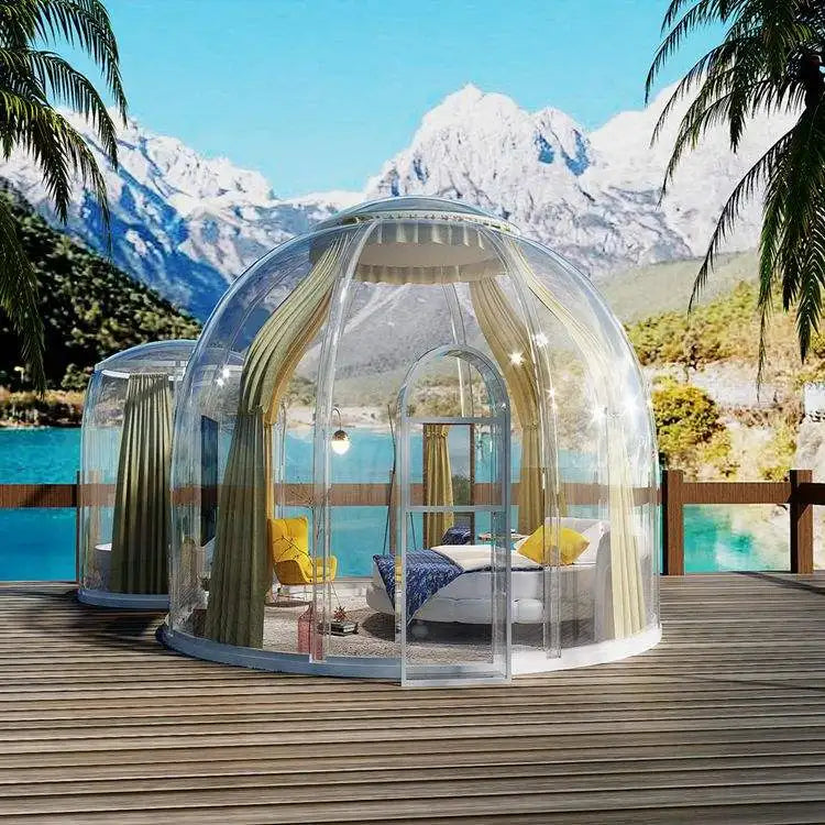 2022 popular design living room sunroom bubble house dome room Sunroom Garden room Anti Noise Insulated Dome Tent