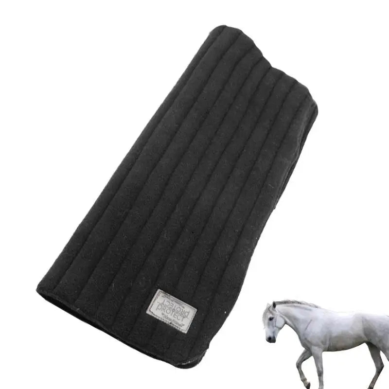 Horse Fly Boots Elastic Horse Front Back Leg Guard Horse Fly Boots Horse Leg Guard For Sprains Bites During Jump Show