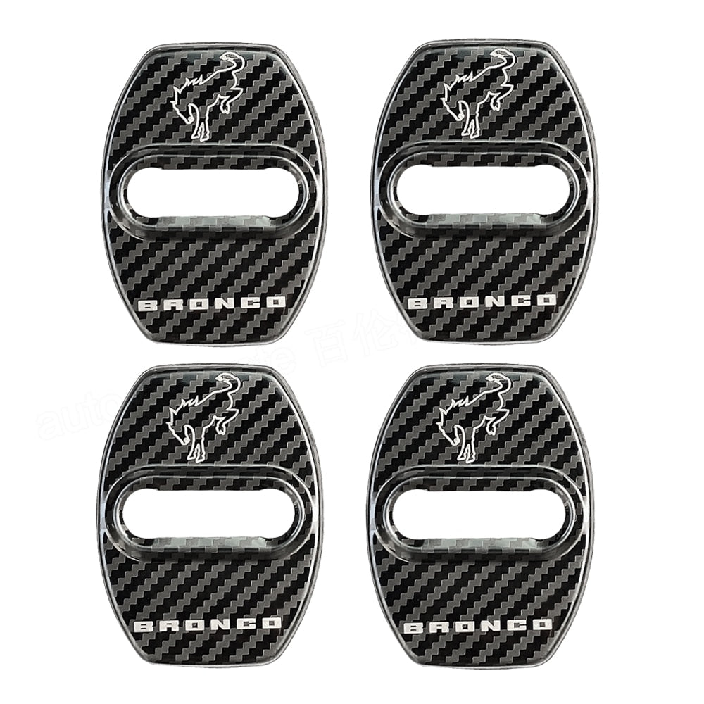 For Ford Bronco 2022 2021 4Pcs Door Lock Cover Protector Latches Door Stopper Covers Set 4 Interior Accessories