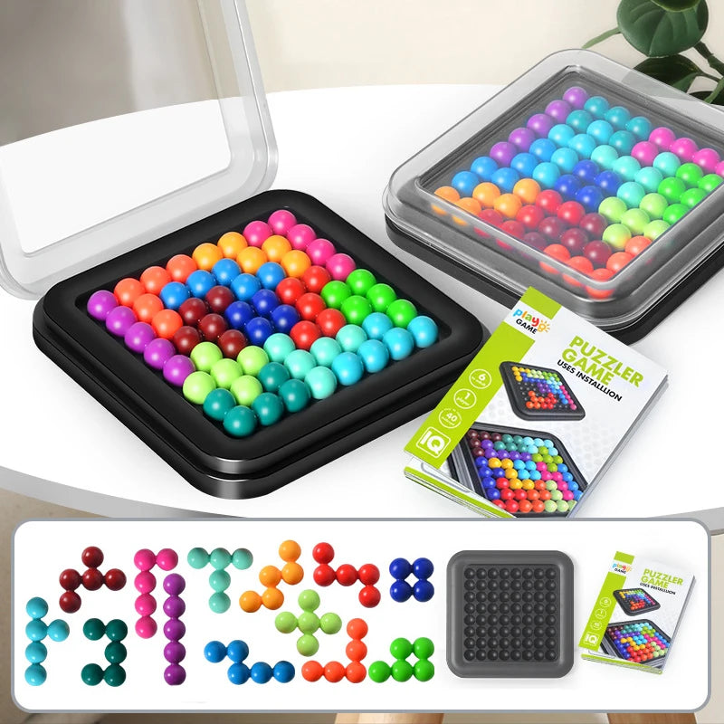 IQ Wisdom Versus Magic Beads Puzzle Toys Travel Smart Game For Kids Brain Teaser Uzzles Board Educational Toys For Kids Adults