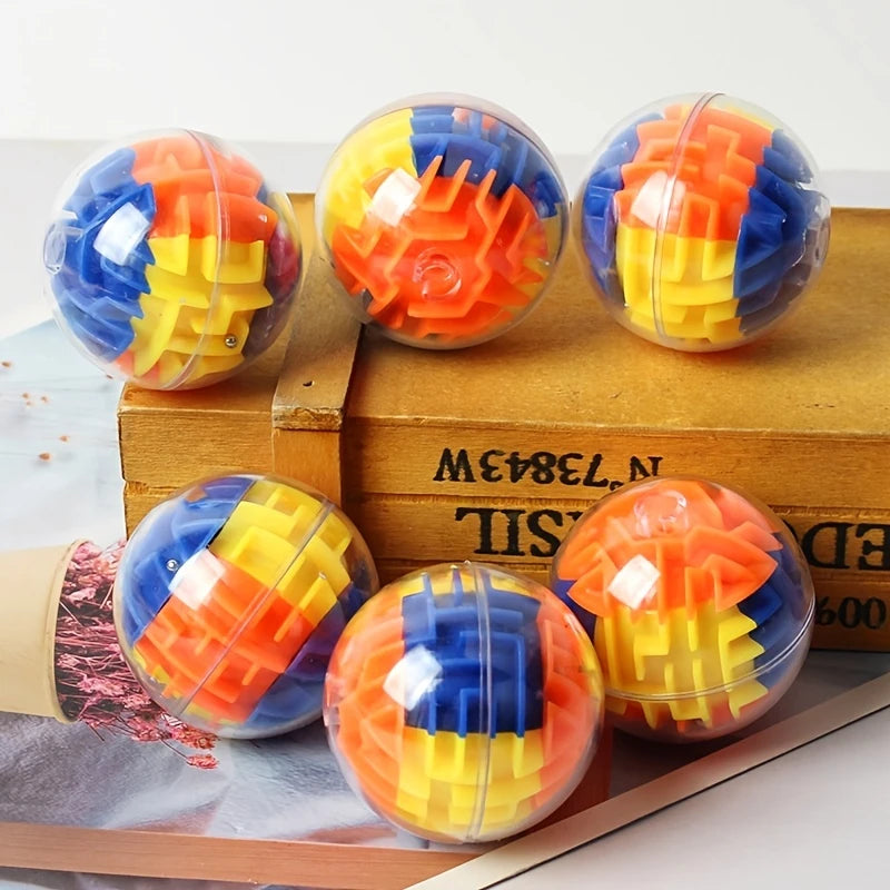 3D Maze Memory Ball Puzzle Toys 3D Gravity Memory Sequential Maze Ball for Kids Adults Brain Teaser Educational Puzzle Toys Cube