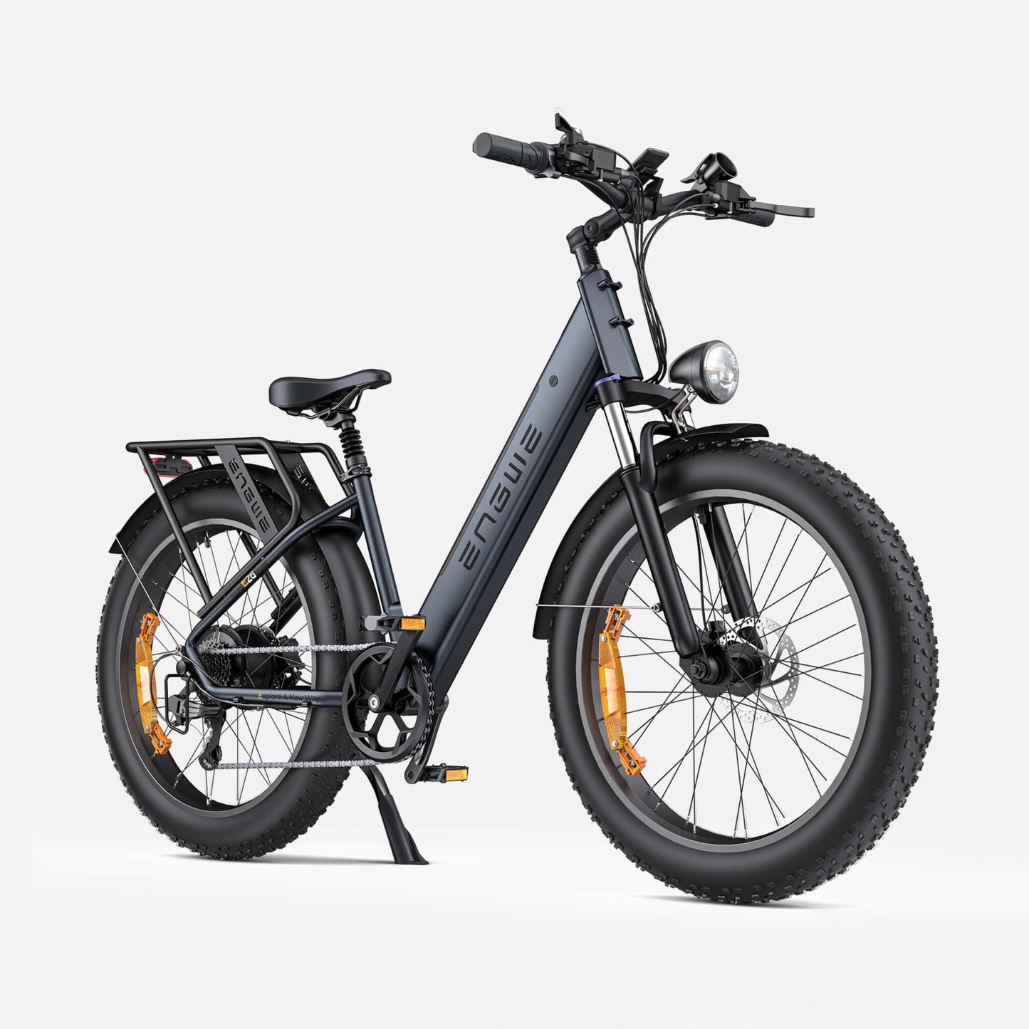 ENGWE E26 750W Electric Bike for Adults, 26" *4.0" Fat Tire E-Bike with 48V 28Ah Removable Lithium-Ion Battery, 28MPH 7 Gears Commuting Mountain Ebike