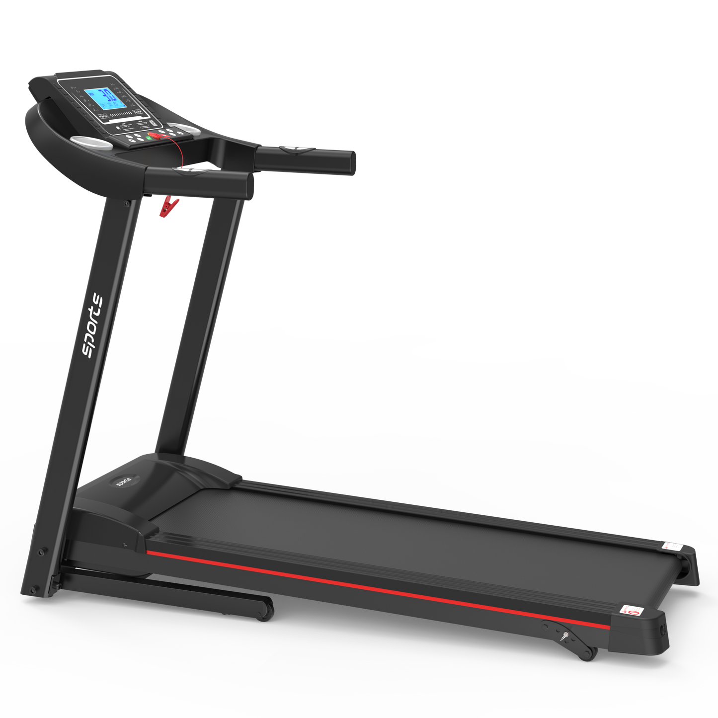 Fitshow App Home Foldable Treadmill with Incline, Folding Treadmill for Home Workout, Electric Walking Running Treadmill Machine 5" LCD Screen 250 LB Capacity Bluetooth Music