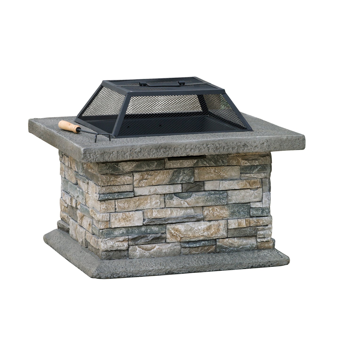 28" SQUARE MGO FIRE PIT