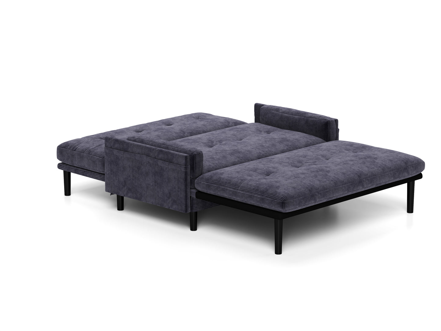 [SantaChoice] Grey 2 seater sofa sleeper with recline fuction