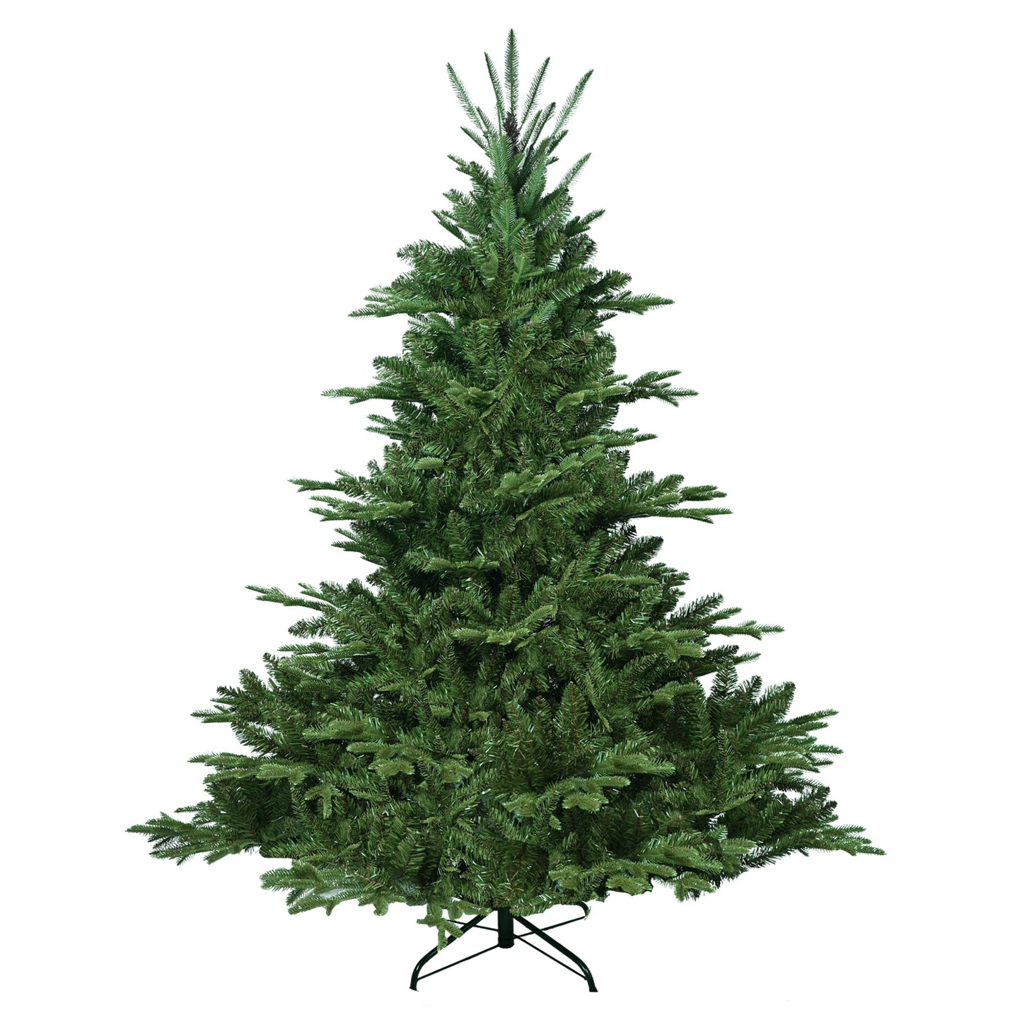 7.5FT Christmas Tree Simulate Nature Advanced Materials Premium Hinged Spruce Artificial Douglas Firs Tree, Christmas Holiday Party Atmosphere Decoration New Year Celebration PE Xmas Tree