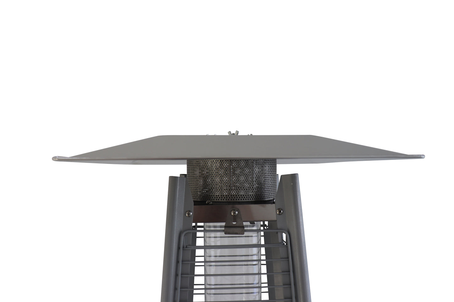 40,000 Btu Propane Standing Patio Heater Stainless Steel