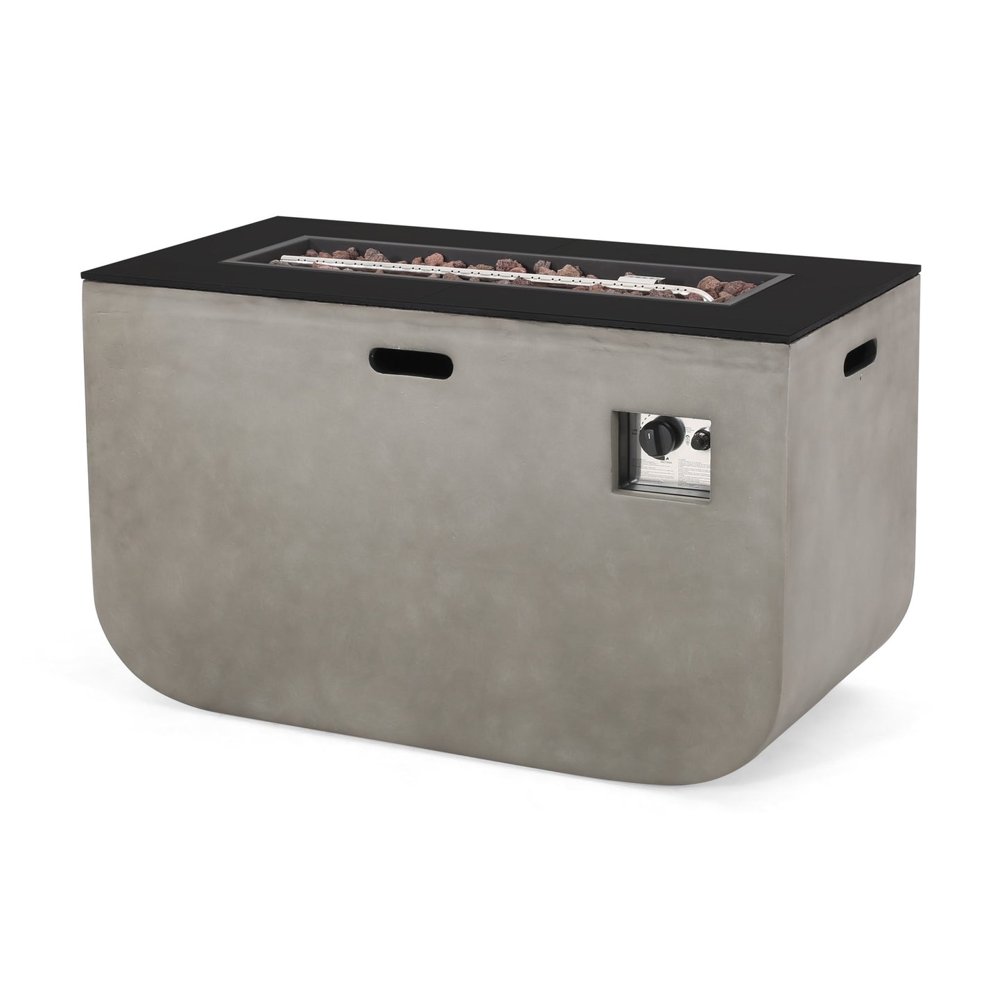 40" RECTANGLE MGO FIRE PIT - 50 000 BTU