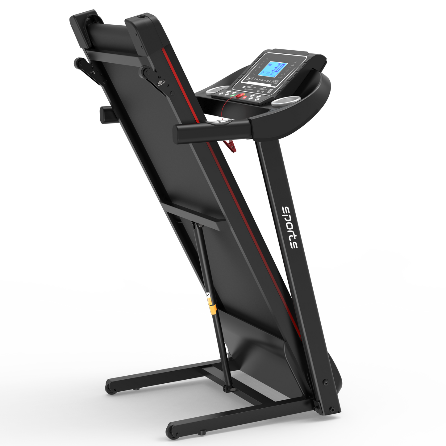 Fitshow App Home Foldable Treadmill with Incline, Folding Treadmill for Home Workout, Electric Walking Running Treadmill Machine 5" LCD Screen 250 LB Capacity Bluetooth Music