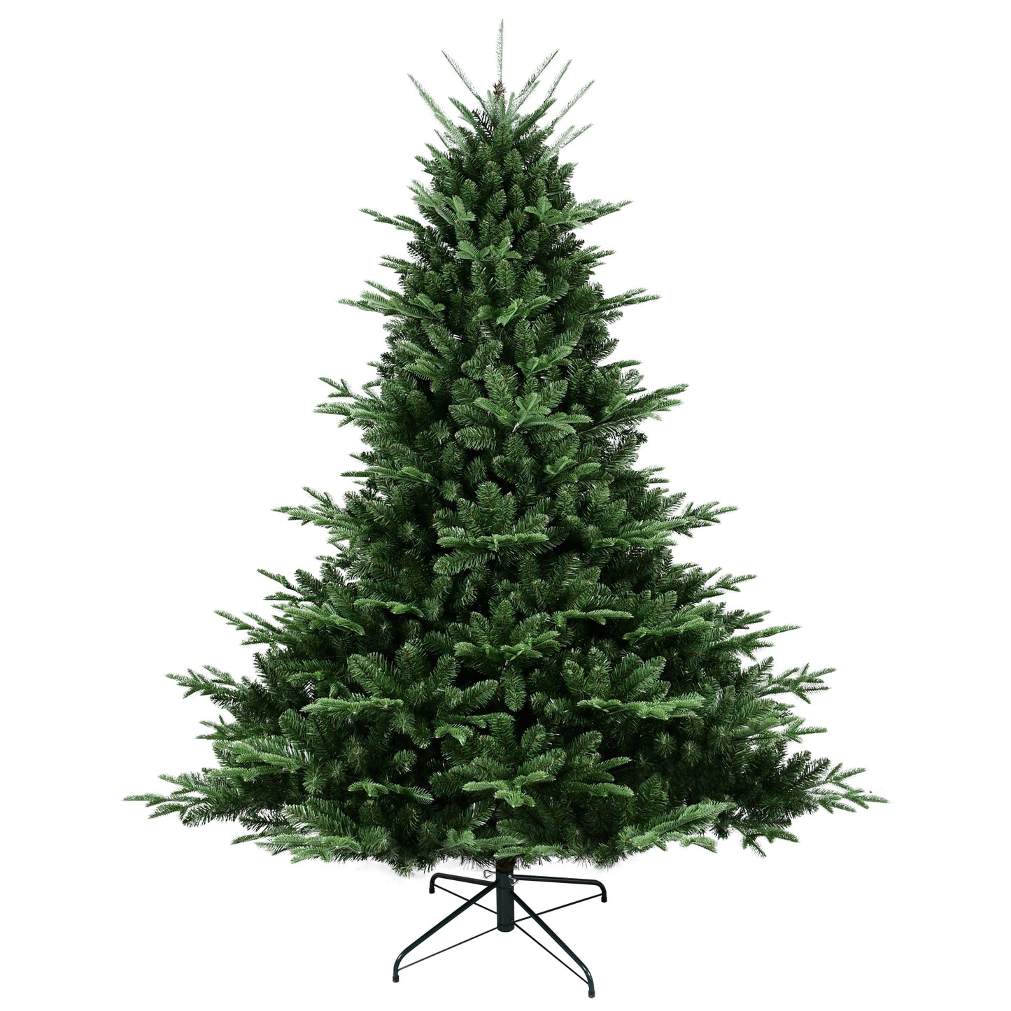 8FT Christmas Tree Simulate Nature Advanced Materials Premium Hinged Spruce Artificial Douglas Firs Tree, Christmas Holiday Party Atmosphere Decoration New Year Celebration PE+PVC Xmas Tree