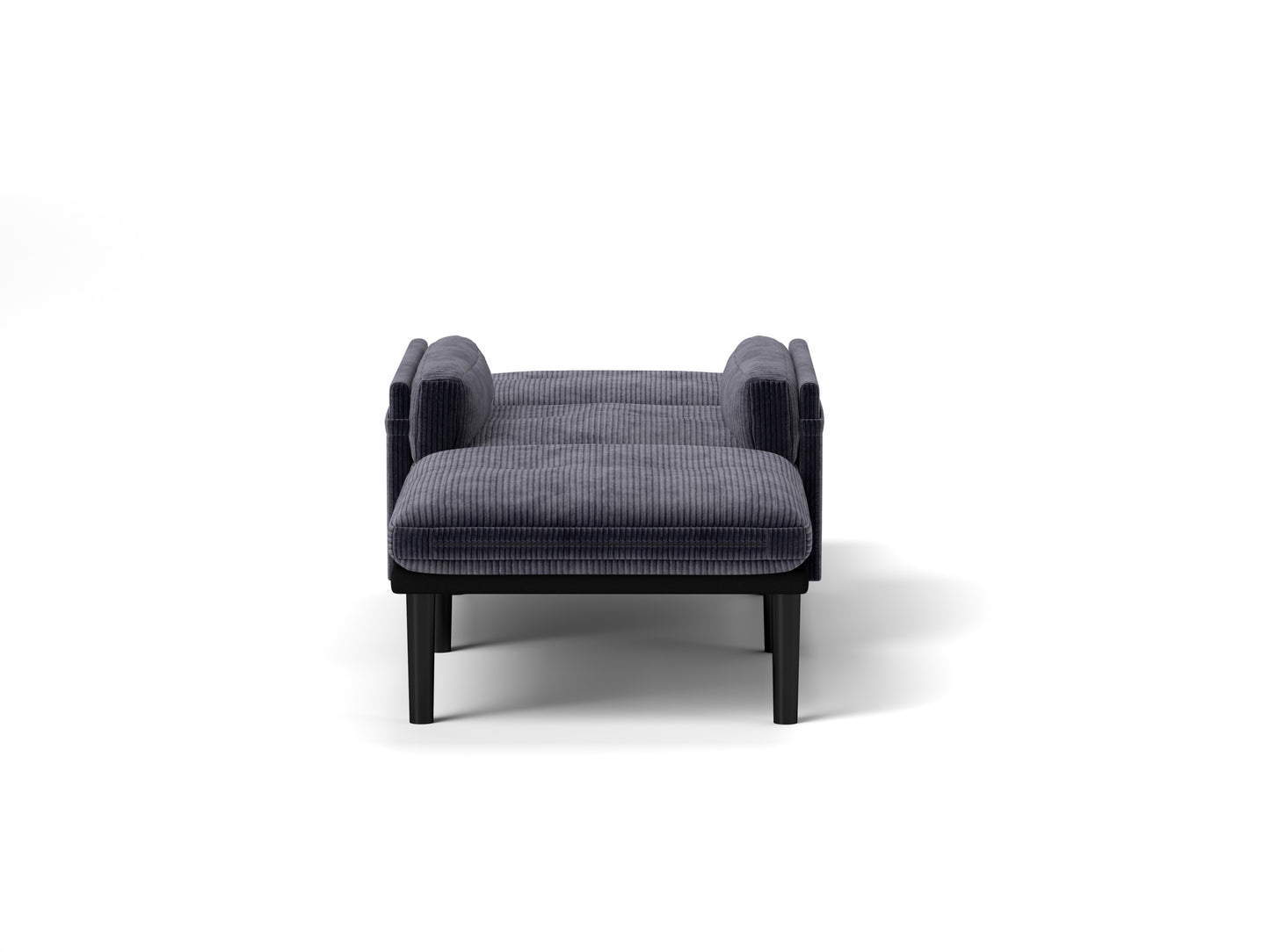 [SantaChoice] Grey sofa chair with recline fuction