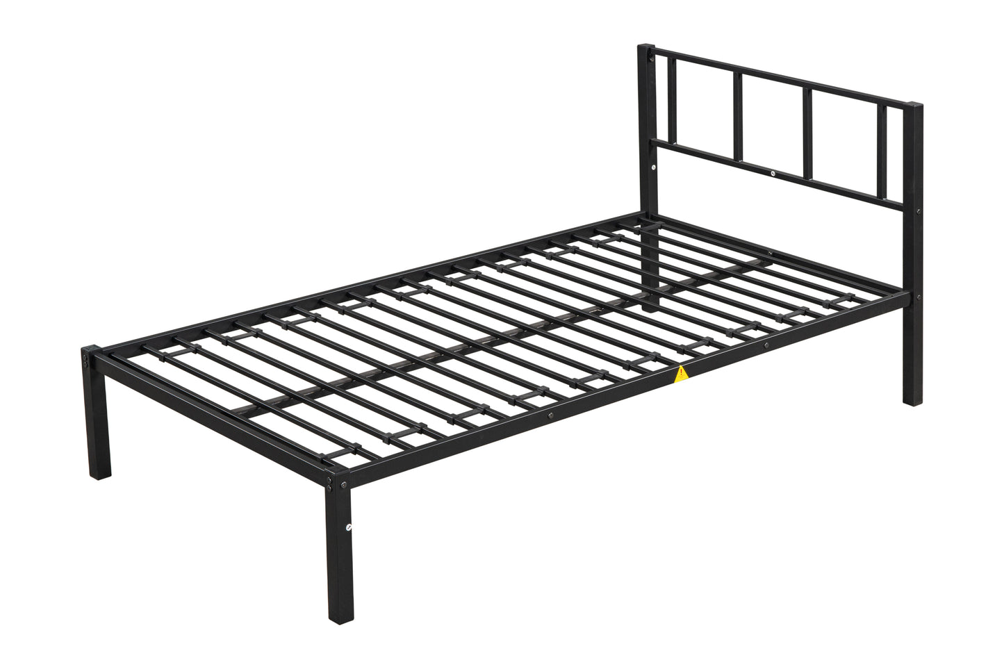 Metal Triple Twin Bunk Bed/ Can Be Separated into 3 Twin Beds/ Sturdy Metal/ Noise Reduced/ Bunk Bed for Three/ Safety Guardrail/ CPC Certified/ No Box Spring Needed