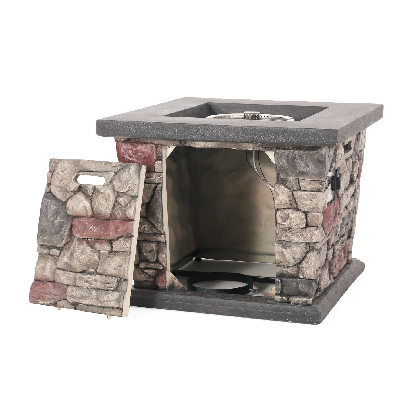 CARSON 30' SQUARE MGO FIRE PIT - 40,000 BTU