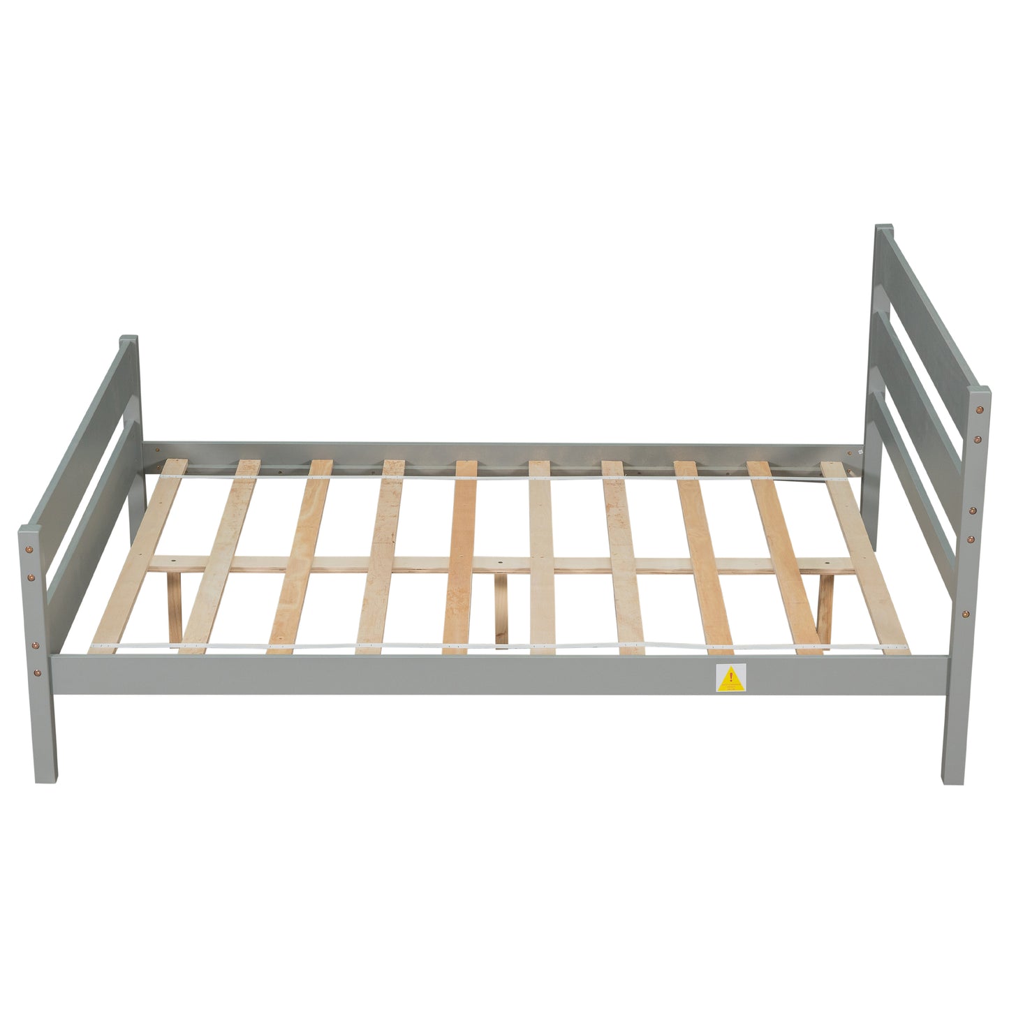 Full Bed with Headboard and Footboard,Grey(New SKU:W504P149038)