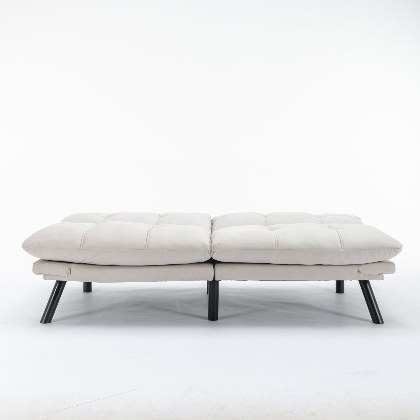 [SantaChoice] Cream Convertible Folding Modern sofa Bed