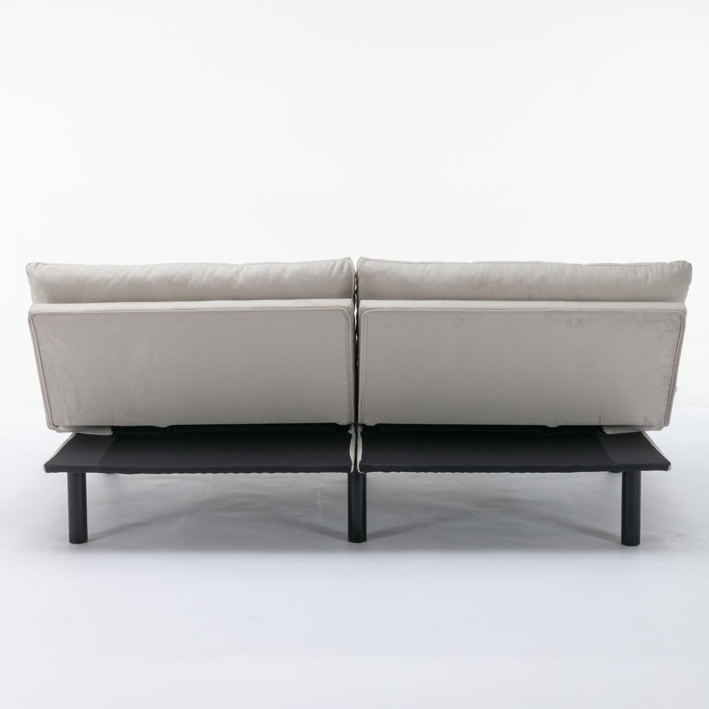 [SantaChoice] Cream Convertible Folding Modern sofa Bed