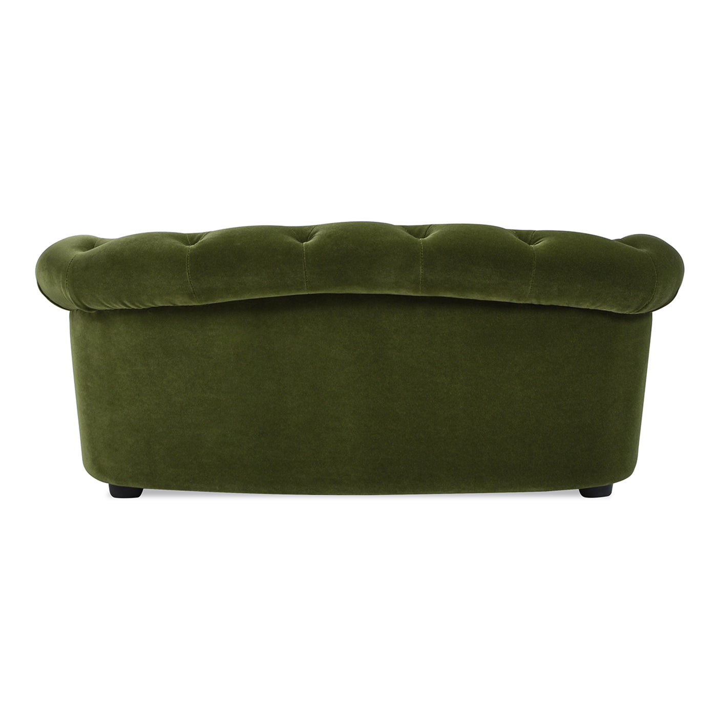 Kiki 36.5" Chesterfield Dog Sofa Bed, Medium, Olive Green Performance Velvet