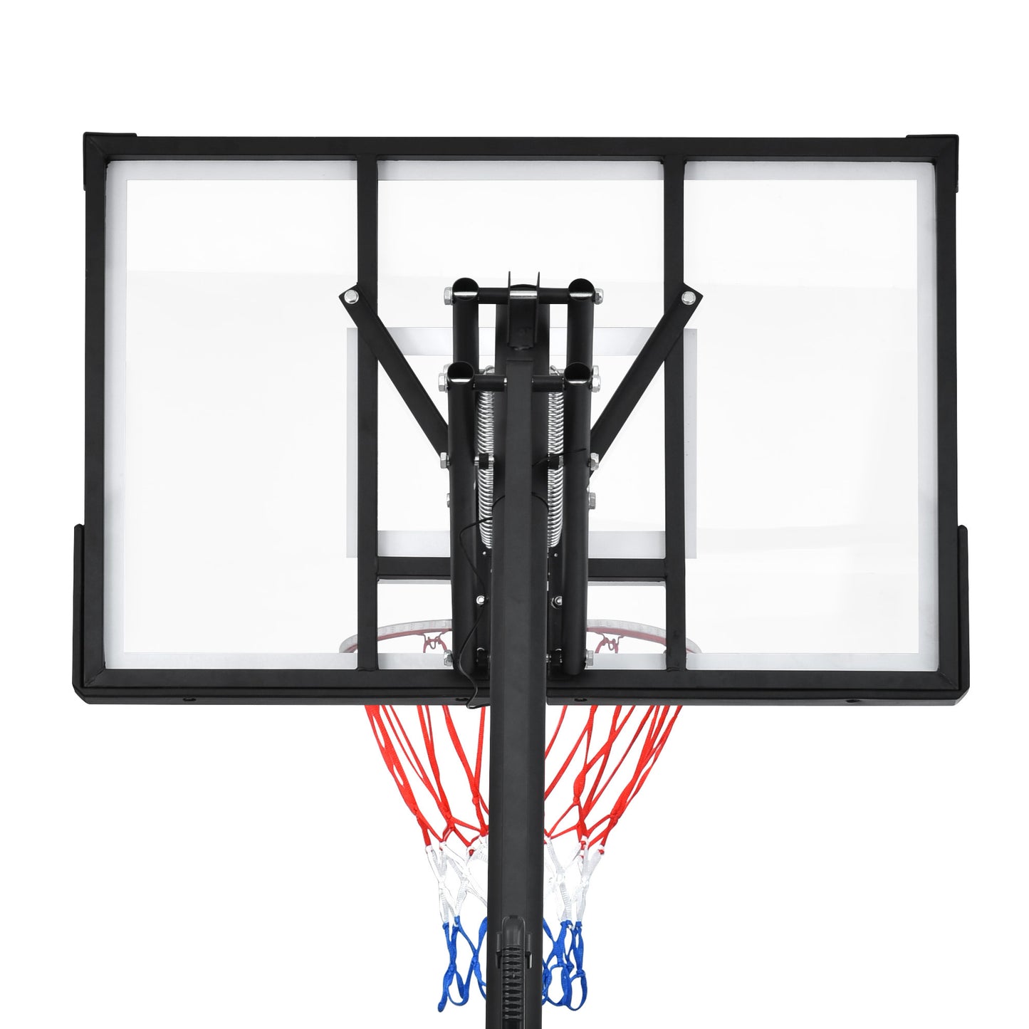 Portable Basketball Hoop Basketball System 8-10ft Height Adjustable for Youth Adults LED Basketball Hoop Lights, Colorful lights, Waterproof,Super Bright to Play at Night Outdoors,Good Gift for Kids