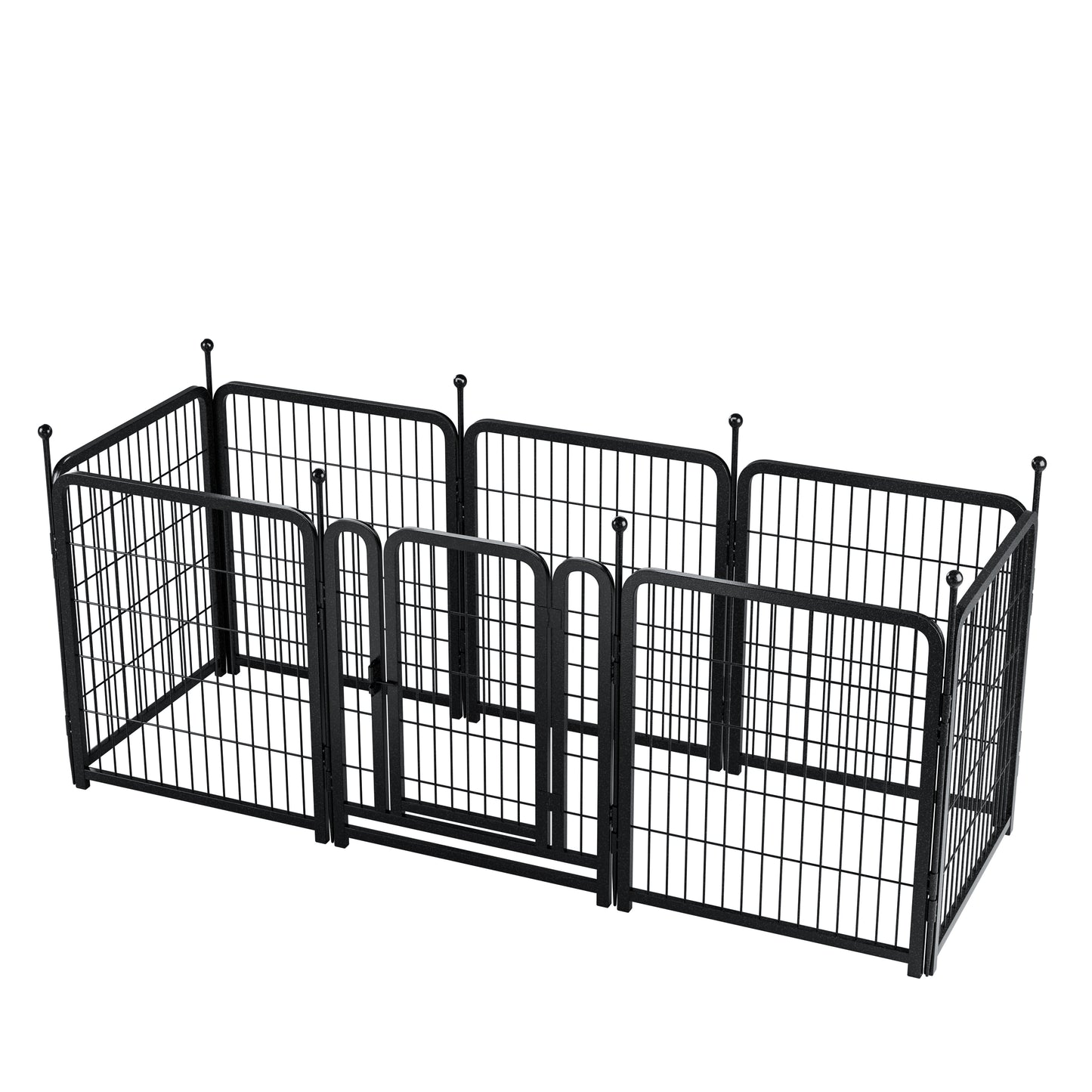 Dog Playpen 8 Panels 32" Height Heavy Duty Dog Fence Puppy Pen for Large Medium Small Dogs Indoor Outdoor Foldable Pet Exercise Pen