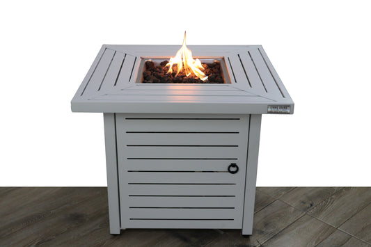 25" H x 30" W Steel Propane Fire Pit Table