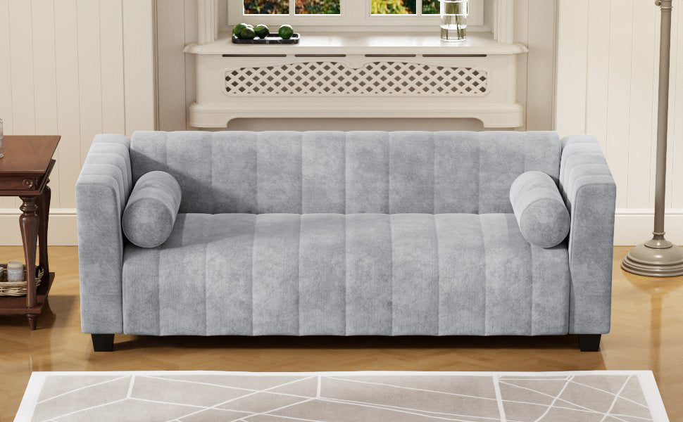 [SantaChoice] U_Style  78.7''Upholstered Sofa for Living Room, Bedroom, Salon, Simplified Style