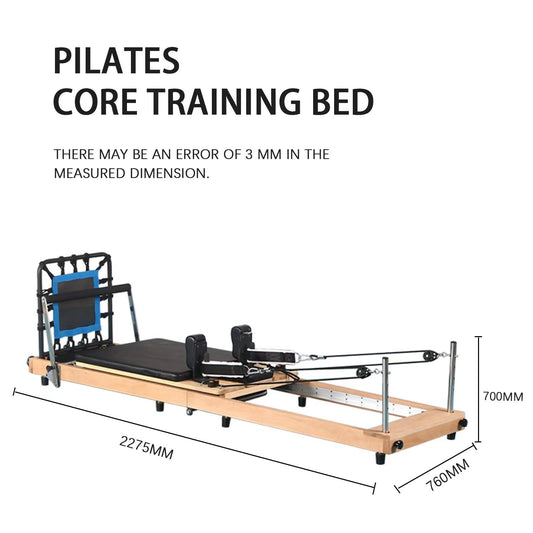 Pilates Bed Beech Wood Pilates Equipment Pilates Home and Studio Reformer