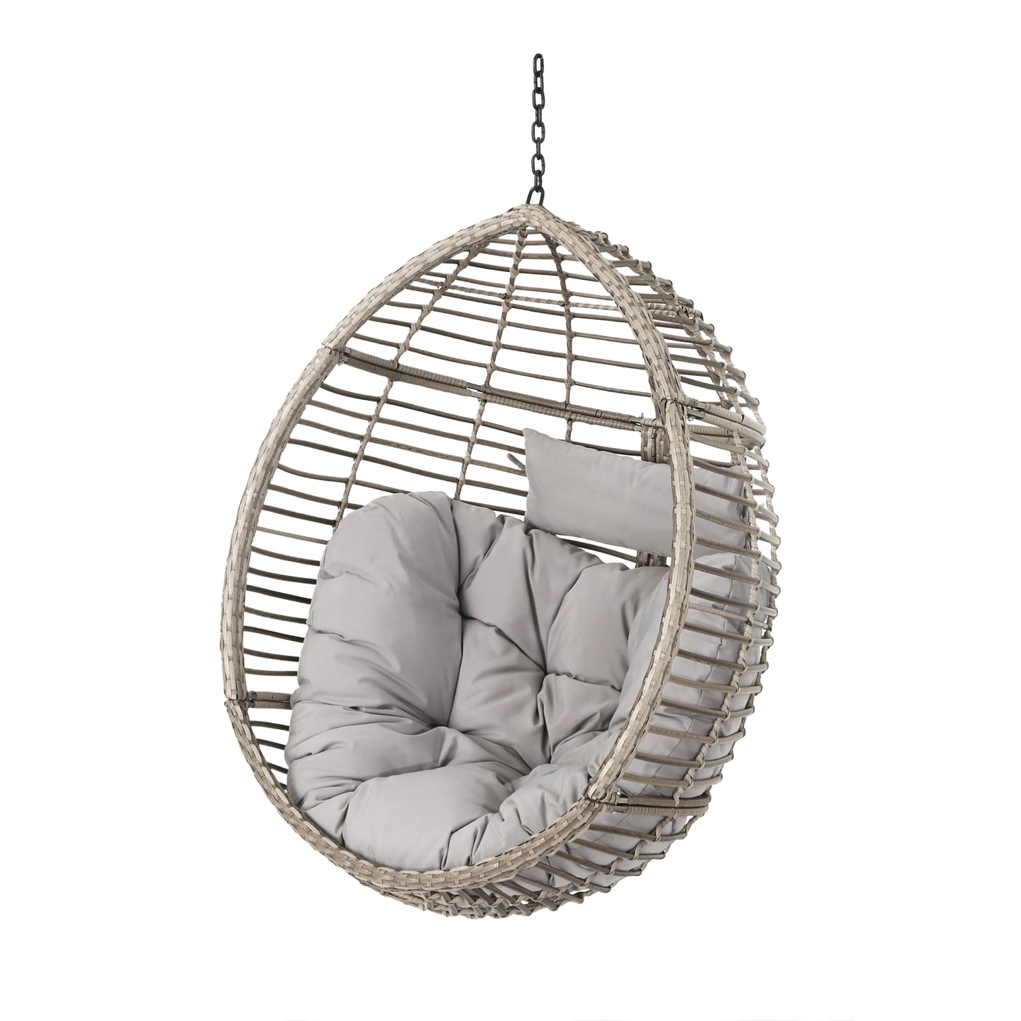 HANGING BASKET- GREY- NO STAND BASKET ONLY