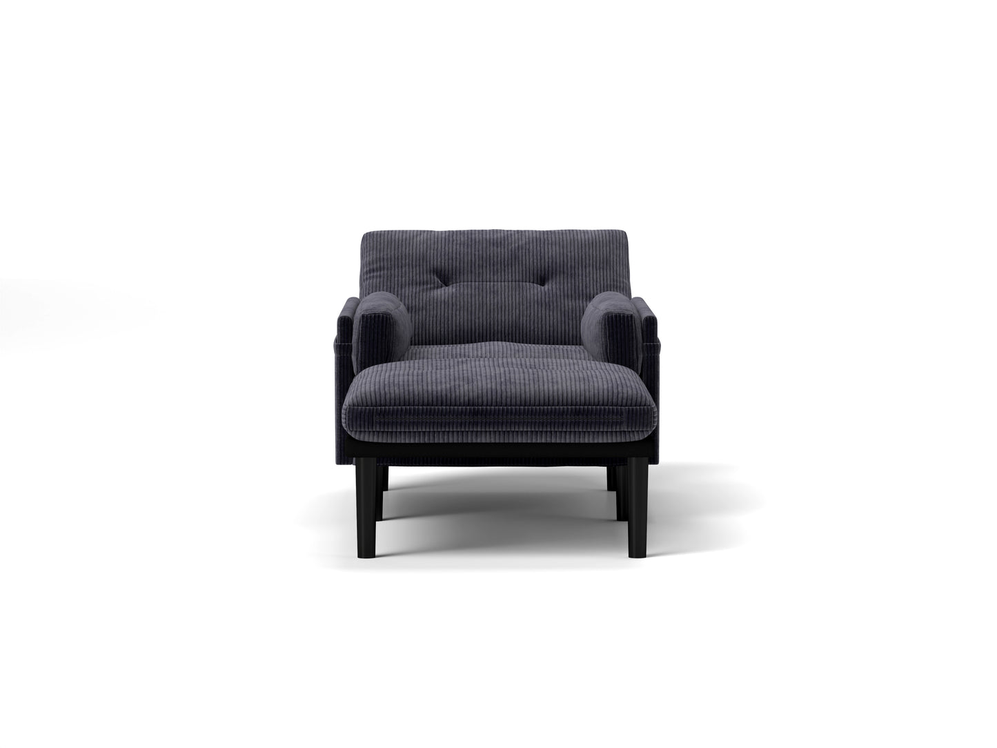 [SantaChoice] Grey sofa chair with recline fuction