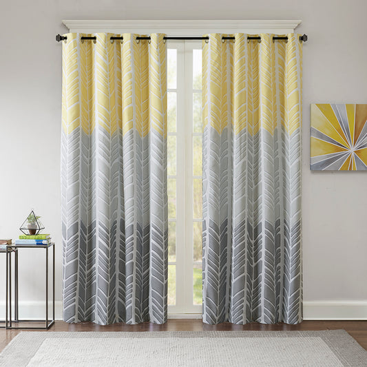 Printed Total Blackout Curtain Panel(Only 1 Pc Panel)