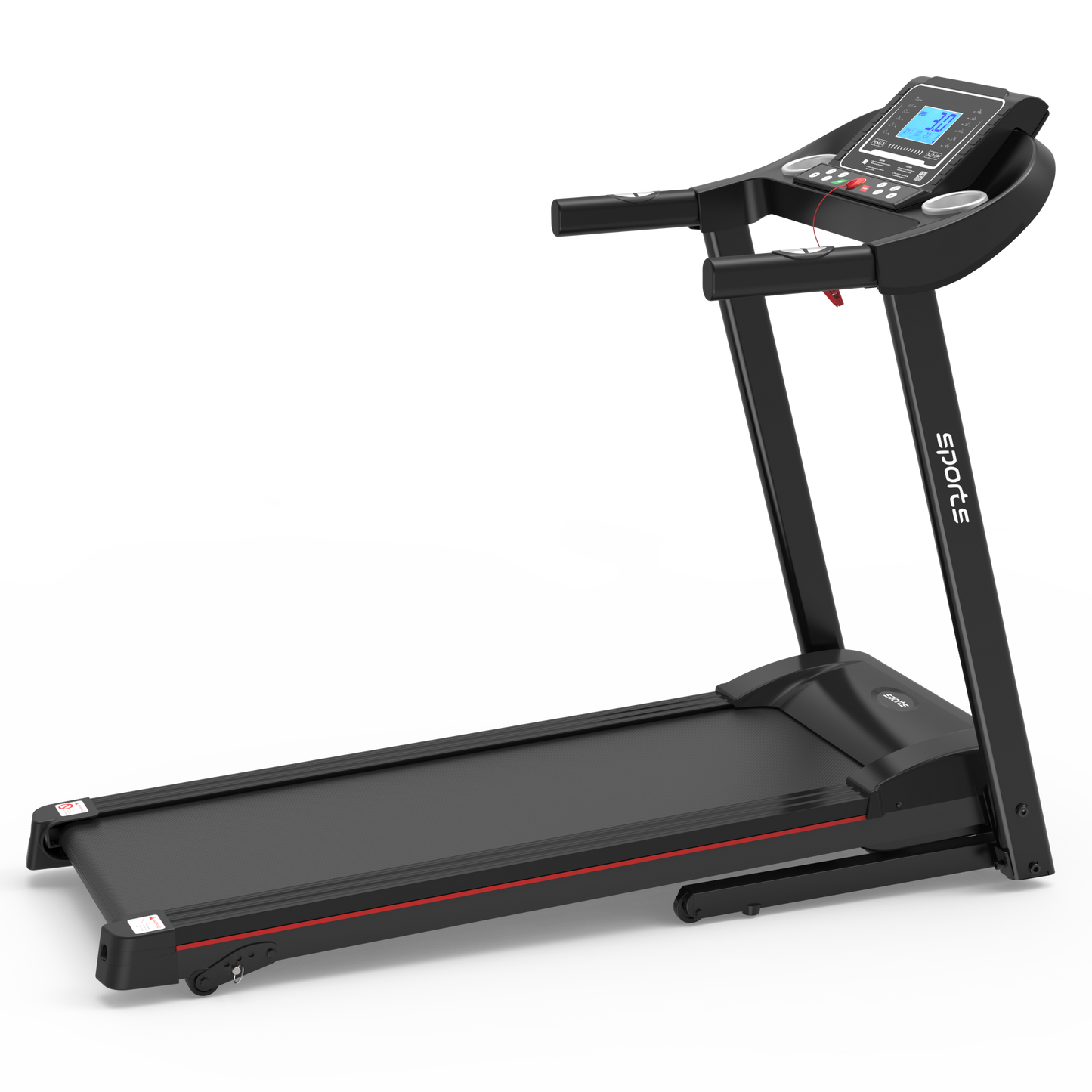 Fitshow App Home Foldable Treadmill with Incline, Folding Treadmill for Home Workout, Electric Walking Running Treadmill Machine 5" LCD Screen 250 LB Capacity Bluetooth Music