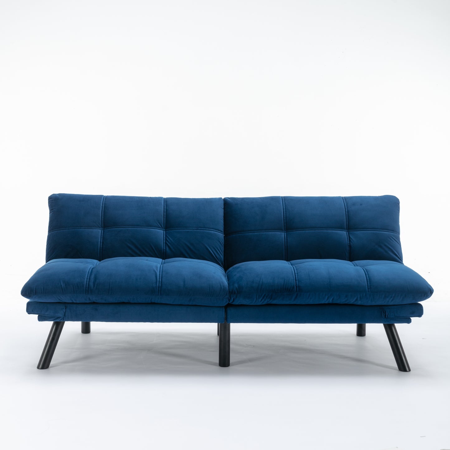 [SantaChoice] Navy Blue Convertible Folding Modern sofa Bed