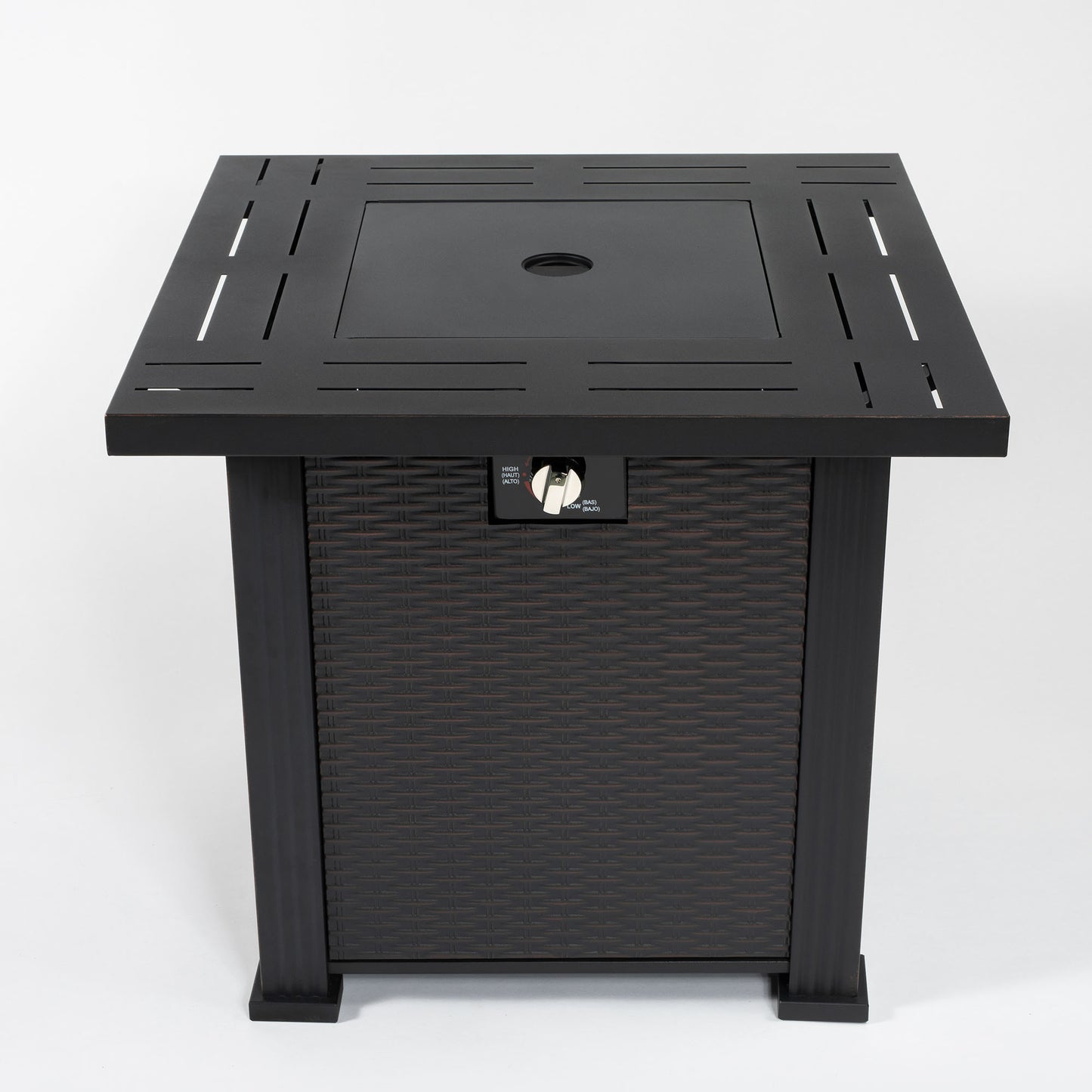 28inch Square Fire Pit Table